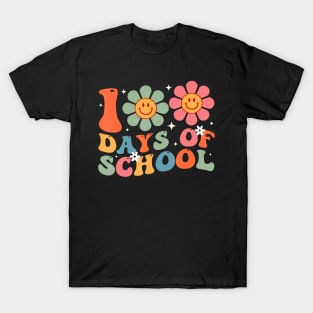 100th Day Of School Teacher Retro Kids 100 Days of School T-Shirt